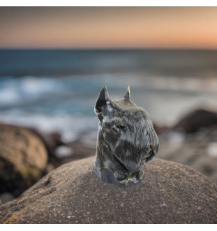 Sznaucer, Schnauzer duża głowa z żywicy Art-Dog